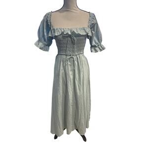 ⭐️ Women’s R. Yiposha Sage Green Swiss Dot Maxi Dress. Size 8 / 10 Wedding Guest